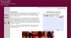 Desktop Screenshot of dancefreedom.com