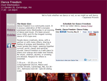 Tablet Screenshot of dancefreedom.com